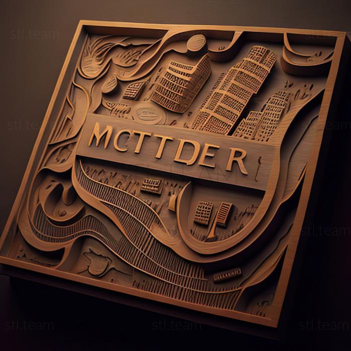 3D модель Рочестер Миннесота (STL)